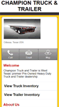 Mobile Screenshot of m.championtruck.com