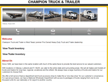 Tablet Screenshot of m.championtruck.com